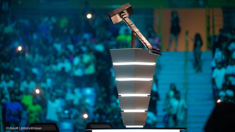 The Six Invitational 2024 trophy in Sao Paulo, Brazil.