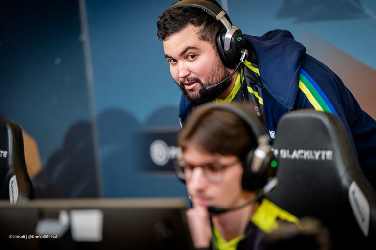 M80 coach Budega during the 2025 Six Invitational.
