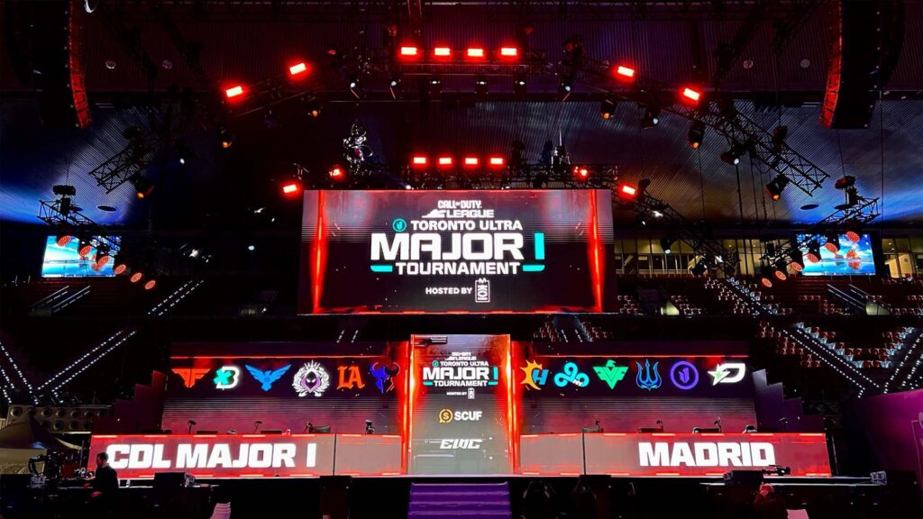 Image of Call of Duty League Major 1 2025 main stage