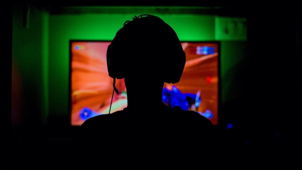 Fan watching a live stream