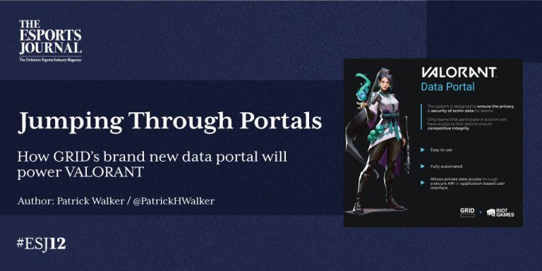 GRID esports valorant data portal riot games ESJ