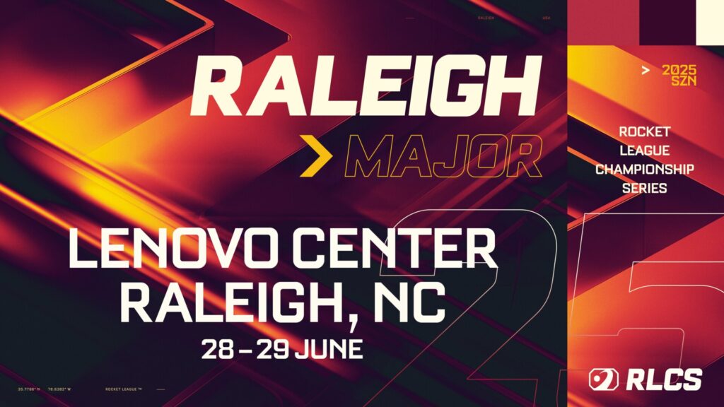Key graphic of the RLCS Raleigh Major