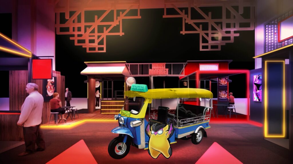 Tuk-Tuk Wingman at Masters Bangkok VALORANT Night Market