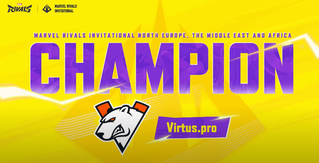 Virtus.pro named champions in Marvel Rivals invitational 2025 EMEA
